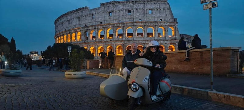 Vespa Sidecar Tour: Express Highlights of Rome - Why a Vespa Sidecar in Rome Works Better Than Walking