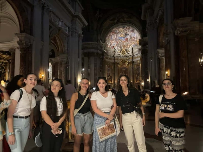 Via Roma: A Journey Through Time - Piazza Navona’s Baroque fountains in evening light